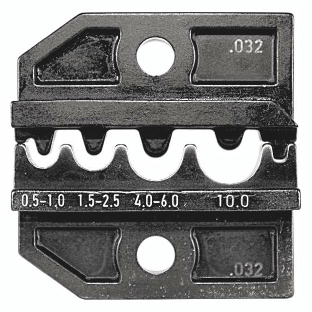 Rennsteig Werkzeuge - 624 032 3 0 Krimp inzet - Niet-geïsoleerde kabelnokken - Niet-geïsoleerde connectoren - 0,5 tot 10 mm² - Pak