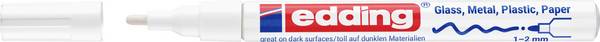 Edding 4-751-9-049 751 Lakmarker Wit 1 mm, 2 mm N/A