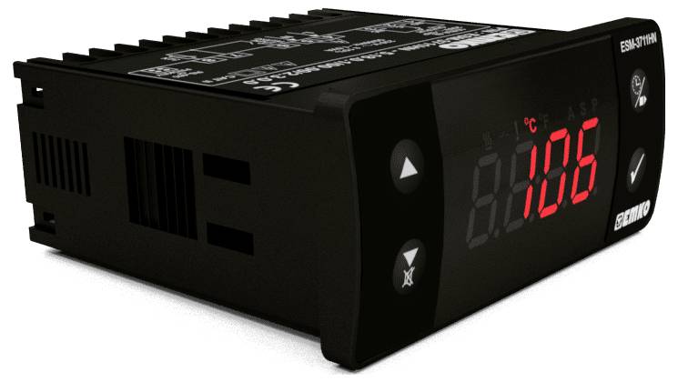 Emko ESM-3711-HN.5.11.0.1/00.00/1.0.0.0 Tweestandenregelaar Temperatuurregelaar Pt100 -50 tot 400 °C Relais 16 A (l x b -2