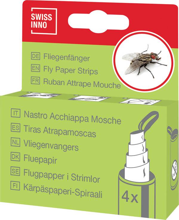 Swissinno Classic 1 222 000 Vliegenval Plakfolie, Lokstof    4 stuk(s)