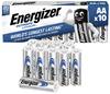 Energizer Ultimate FR6 AA batterij (penlite) Lithium 3000 mAh 1.5 V 10 stuk(s)