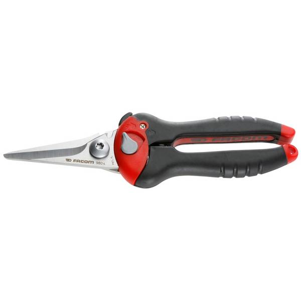 FACOM FACOM-980 Schaar; 205mm; ergonomische tweecomponenten grepen; recht - 1 stuk
