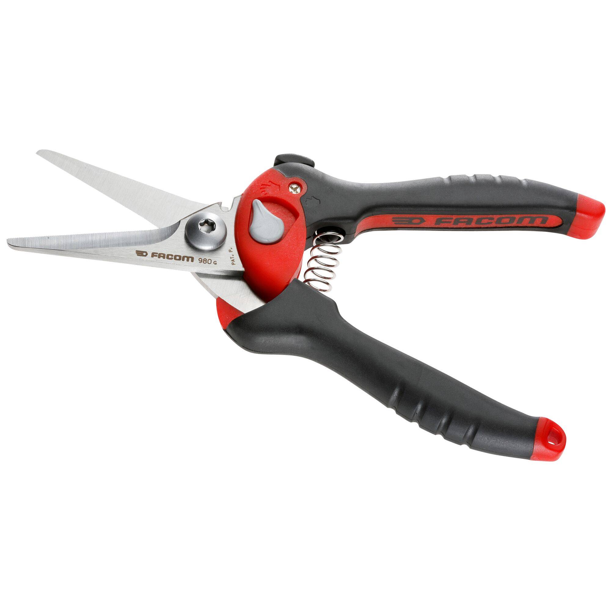 FACOM FACOM-980 Schaar; 205mm; ergonomische tweecomponenten grepen; recht - 1 stuk-1