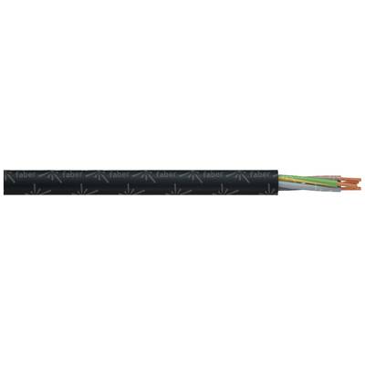 Faber Kabel 030009 Geïsoleerde kabel H03VV-F 4 x 0.75 mm² Wit 50 m