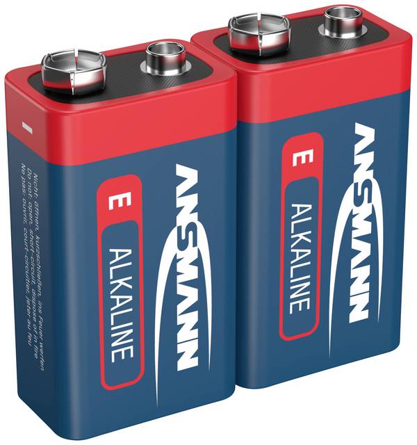 Ansmann 6LR61 Red-Line 9V batterij (blok) Alkaline 9 V 2 stuk(s)