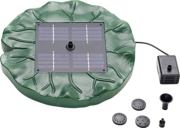 Pontec 40280 Pondosolar Lily Island Drijvende vijverpomp op zonne-energie