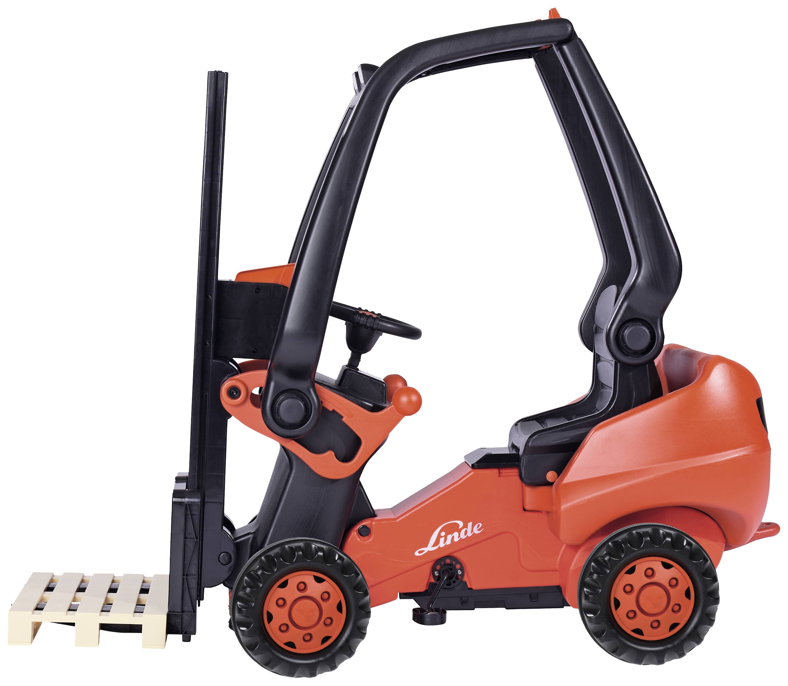 BIG Linde-vorkheftruck zwart/rood-1