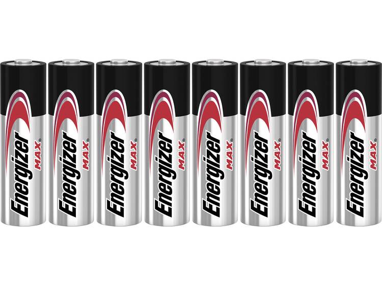 Energizer Max LR06 AA batterij (penlite) Alkali-mangaan 1.5 V 8 stuks