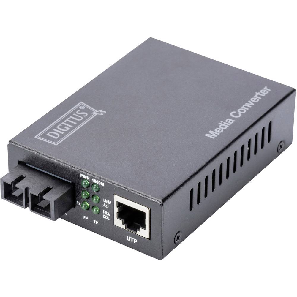 Digitus Gigabit Ethernet Media Converter, SC-RJ45 (DN-82121-1)