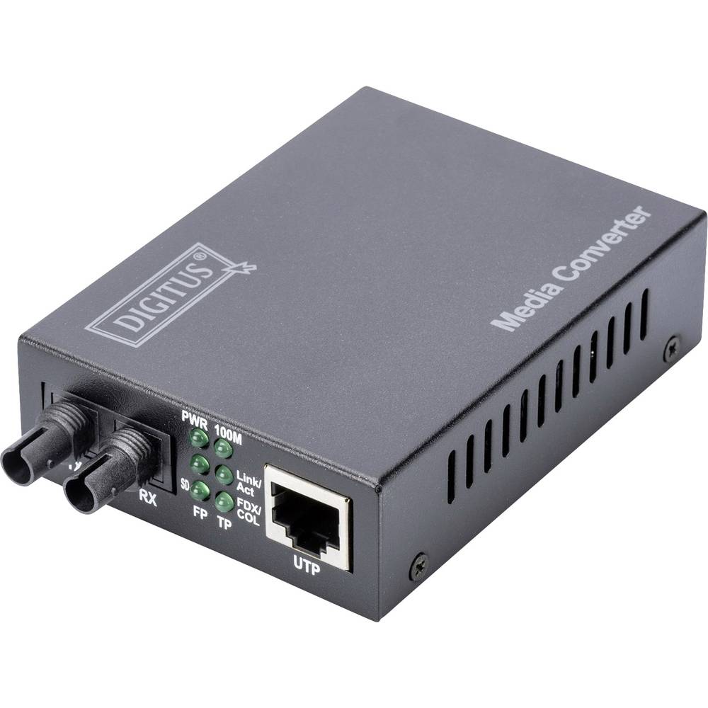 Digitus DN-82010-1 LAN, ST Simplex Netwerk mediaconverter 100 MBit/s