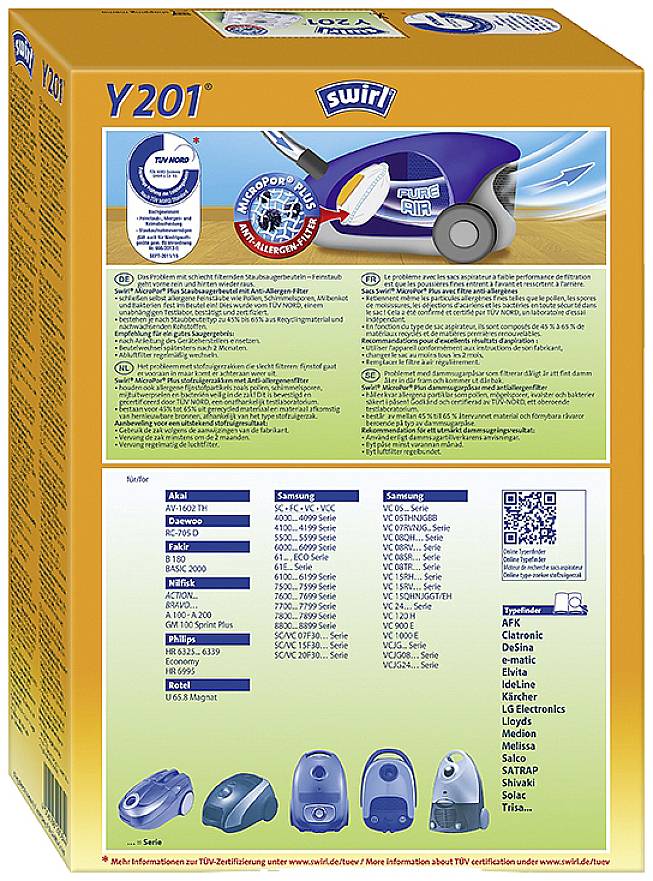 Swirl Y201 MicroPor® Plus 4 stuk(s)-1