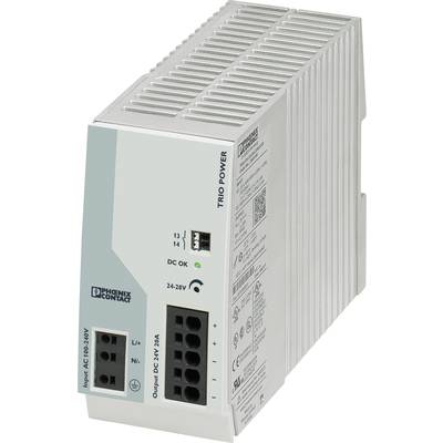 Voedingsapparaat van Phoenix Contact, model TRIO POWER. Geschikt voor ingang AC 110-230V, uitgang DC 24V 20A.