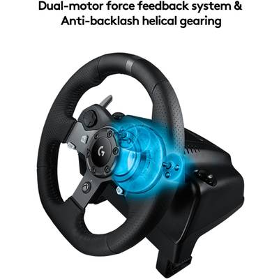 Logitech Gaming G920 Driving Force Racing Wheel Stuurwiel PC, Xbox One Zwart-9