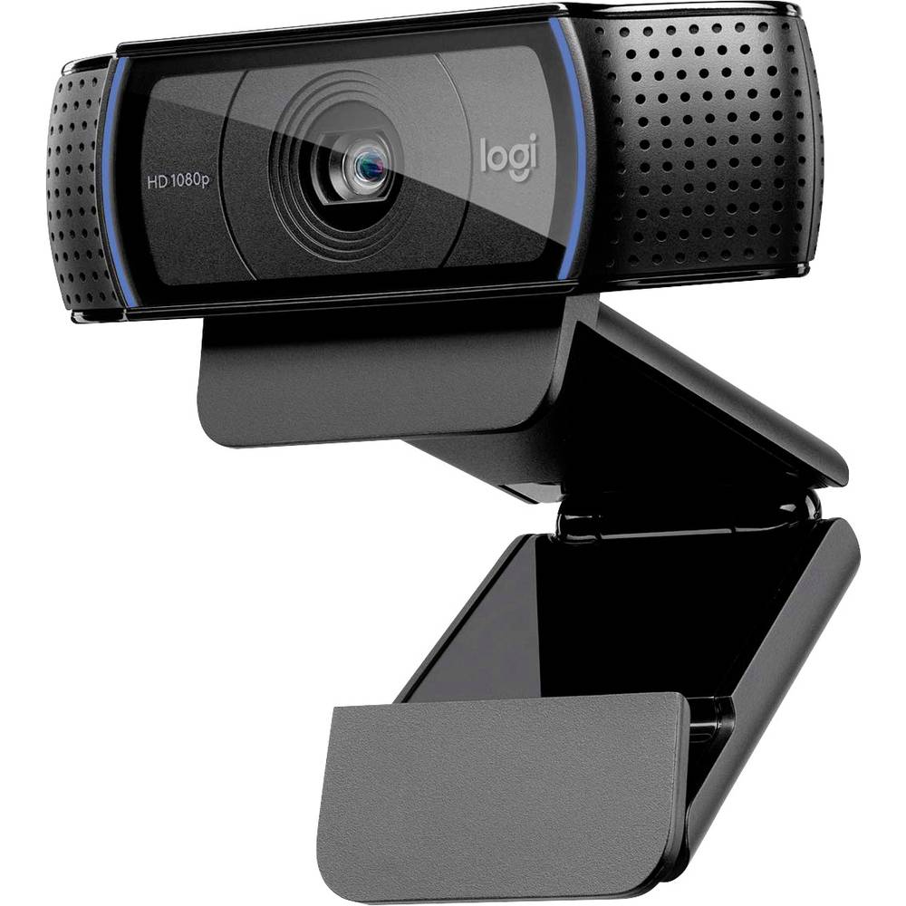 Logitech HD Pro Webcam C920 Full HD-webcam 1920 x 1080 Pixel Klemhouder