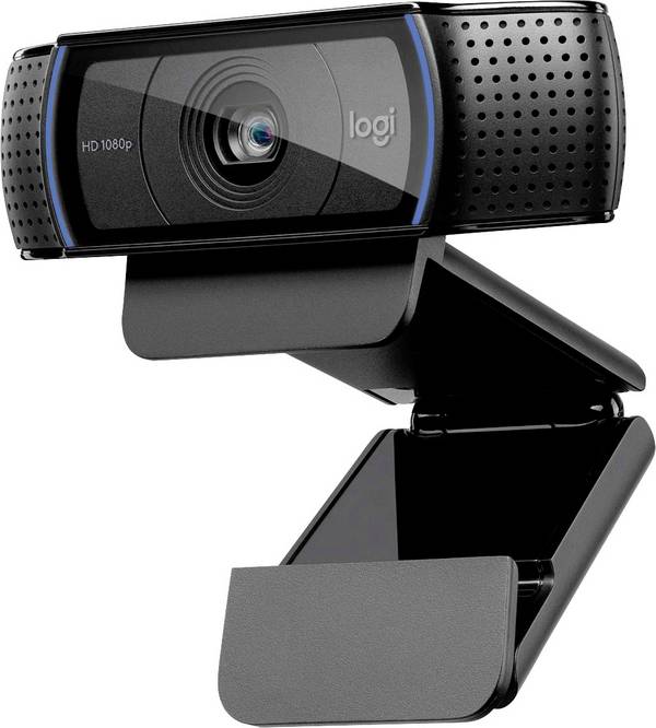 Logitech HD Pro C920 Full HD-webcam 1920 x 1080 Pixel Klemhouder