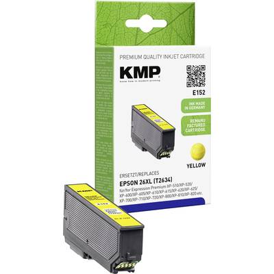 KMP Inktcartridge vervangt Epson T2634, 26XL Compatibel  Geel E152 1626,4009