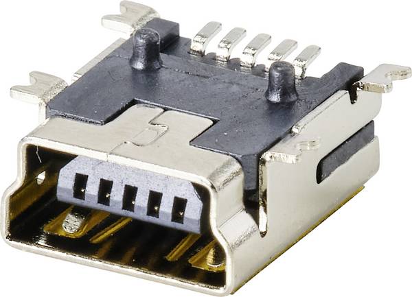 Connfly DS1104-B60SRS Mini-USB-B-inbouwbus Bus, inbouw horizontaal Inhoud: 1 stuk(s)