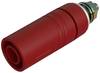 Hirschmann Test & Measurement SAB 2600 G M4 Au Veiligheids-labconnector, female Bus, inbouw verticaal Stift-Ø: 4 mm Rood 1 stuk(s)