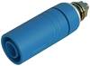 Hirschmann Test & Measurement SAB 2600 G M4 Au Veiligheids-labconnector, female Bus, inbouw verticaal Stift-Ø: 4 mm Blauw 1 stuk(s)