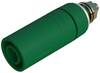 Hirschmann Test & Measurement CO SAB 2600 G M4 Au, gn Veiligheids-labconnector, female Bus, inbouw verticaal Stift-Ø: 4 mm Groen 1 stuk(s)