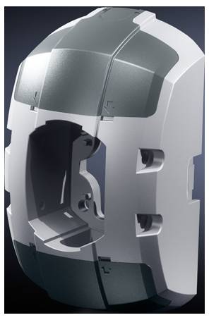 Rittal CP 6206.800 Bevestigingselement Star Aluminium, Kunststof Grijs-wit (RAL 7035) (l x b x h) 230 x 135 x 110 cm 1 stuk(s)