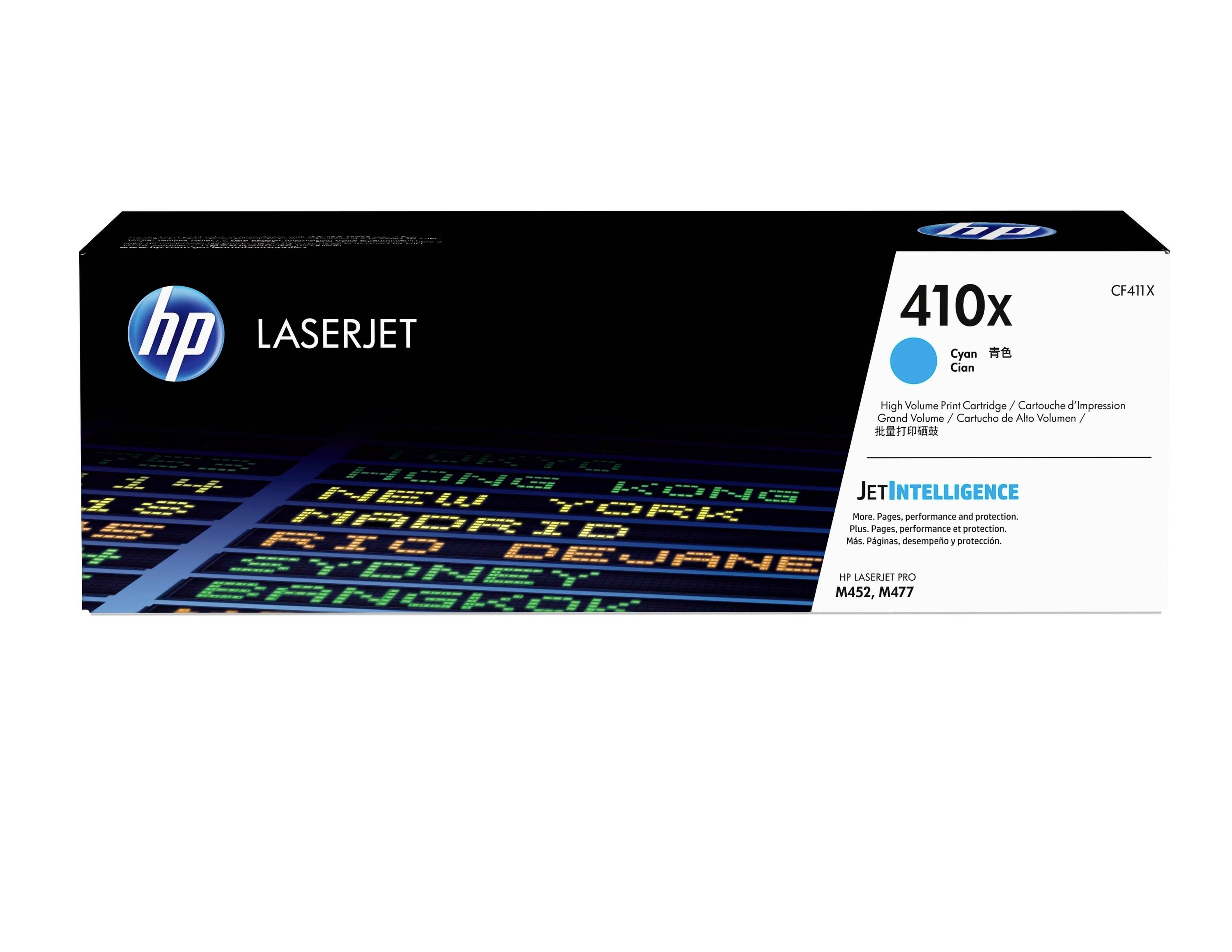 HP Toner 410X Origineel Cyaan 5000 bladzijden CF411X