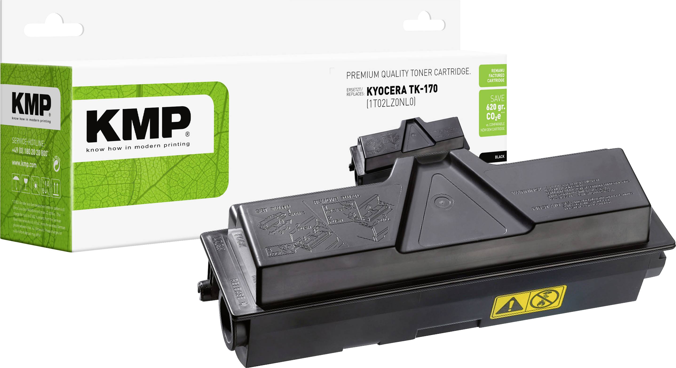 KMP Tonercassette vervangt Kyocera TK-170 Compatibel Zwart 7200 bladzijden K-T23