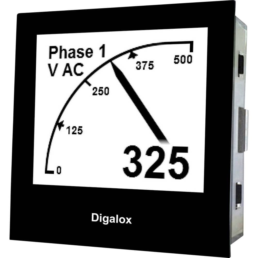 TDE Instruments DPM72-MPN Digitaal inbouwmeetapparaat Spanning: AC 0 - 500 V, stroom: +-60 mV, frequentie: 10 - 500 Hz