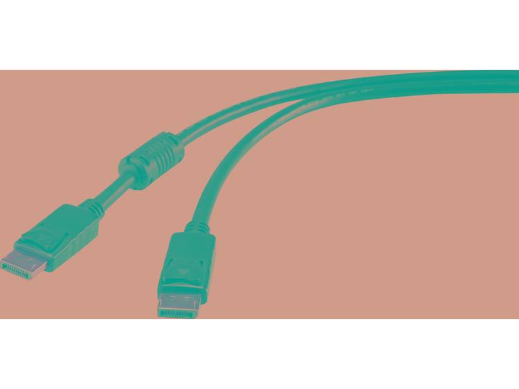 renkforce DisplayPort Aansluitkabel [1x DisplayPort stekker 1x DisplayPort stekker] 3 m Zwart