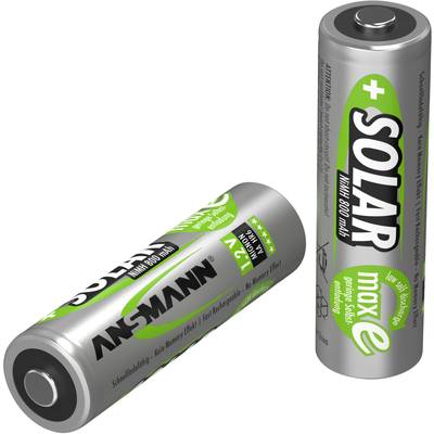 Ansmann HR06 Solar maxE Oplaadbare AA batterij (penlite) NiMH 800 mAh 1.2 V 2 stuk(s)