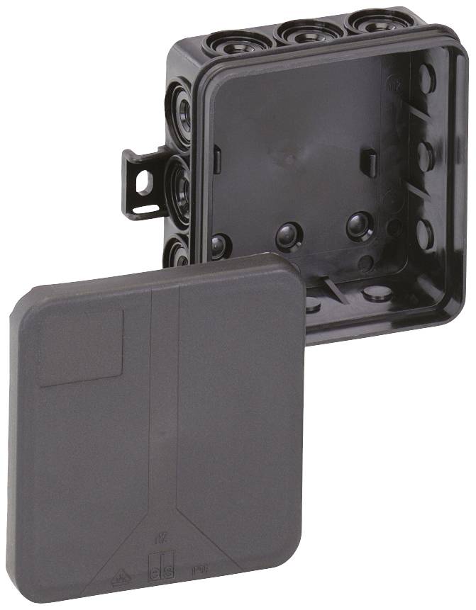 Spelsberg i 12 -L/sw Verbindingsdoos (l x b x h) 85 x 85 x 37 mm Zwart IP55 1 stuk(s)