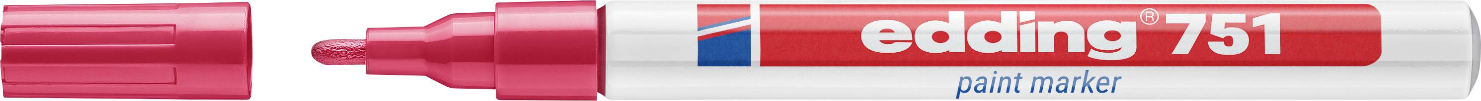 Edding 751 paint marker 4-751002 Lakmarker Rood 1 mm, 2 mm