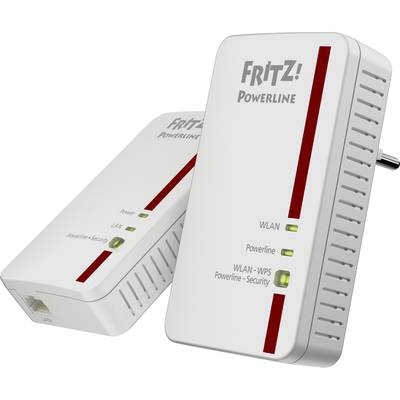 AVM FRITZ!Powerline 1240E WLAN Set Powerline WiFi starterkit 20002745 1200  MBit/s kopen ? Conrad Electronic