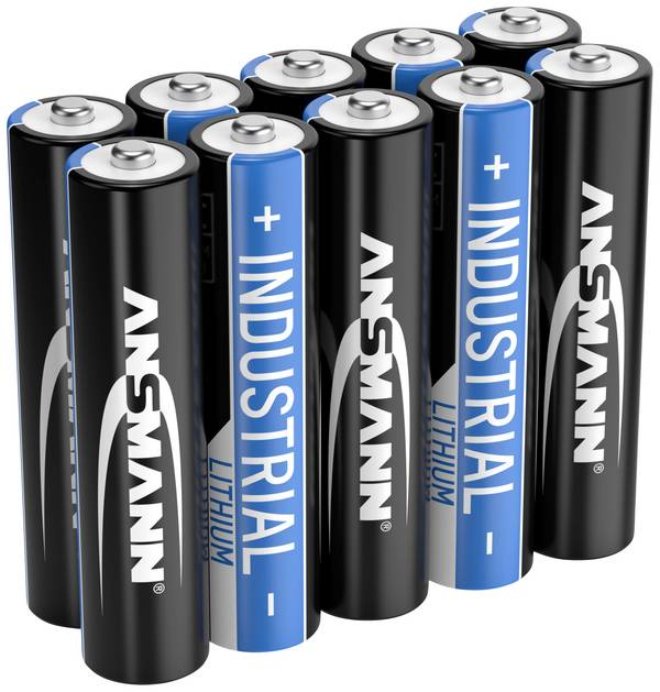 Ansmann Lithium Industrial LR03 AAA batterij (potlood) Lithium 1150 mAh 1.5 V 10 stuk(s)