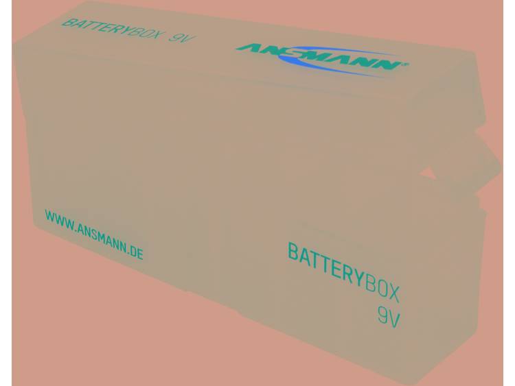 Ansmann Batterijbox 9 V (blok) (l x b x h) 125 x 34 x 53 mm
