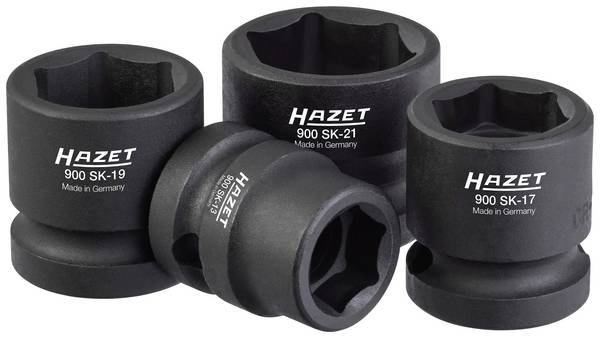 Hazet  900SK/4 Kracht-dopsleutelinzetset  1/2" (12,5 mm) 4-delig