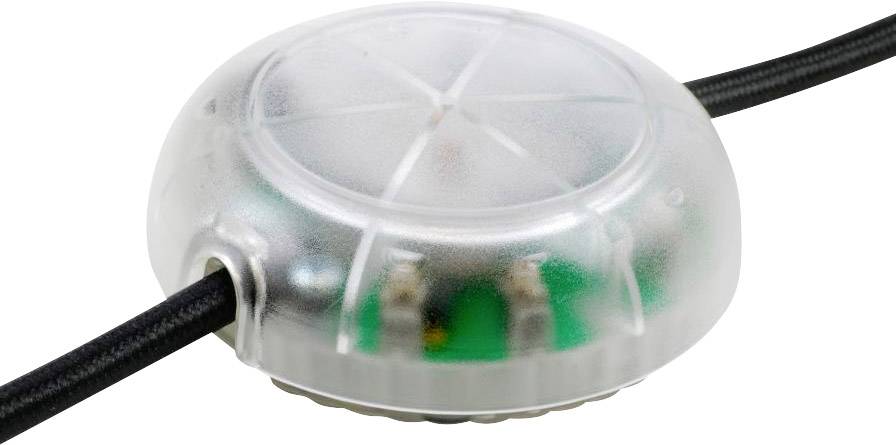 interBär 8124-000.01 LED-snoerdimmer Met schakelaar Transparant 1x uit/aan Schakelvermogen (min.) 5 W Schakelvermogen (max.) 150 W 1 stuk(s)