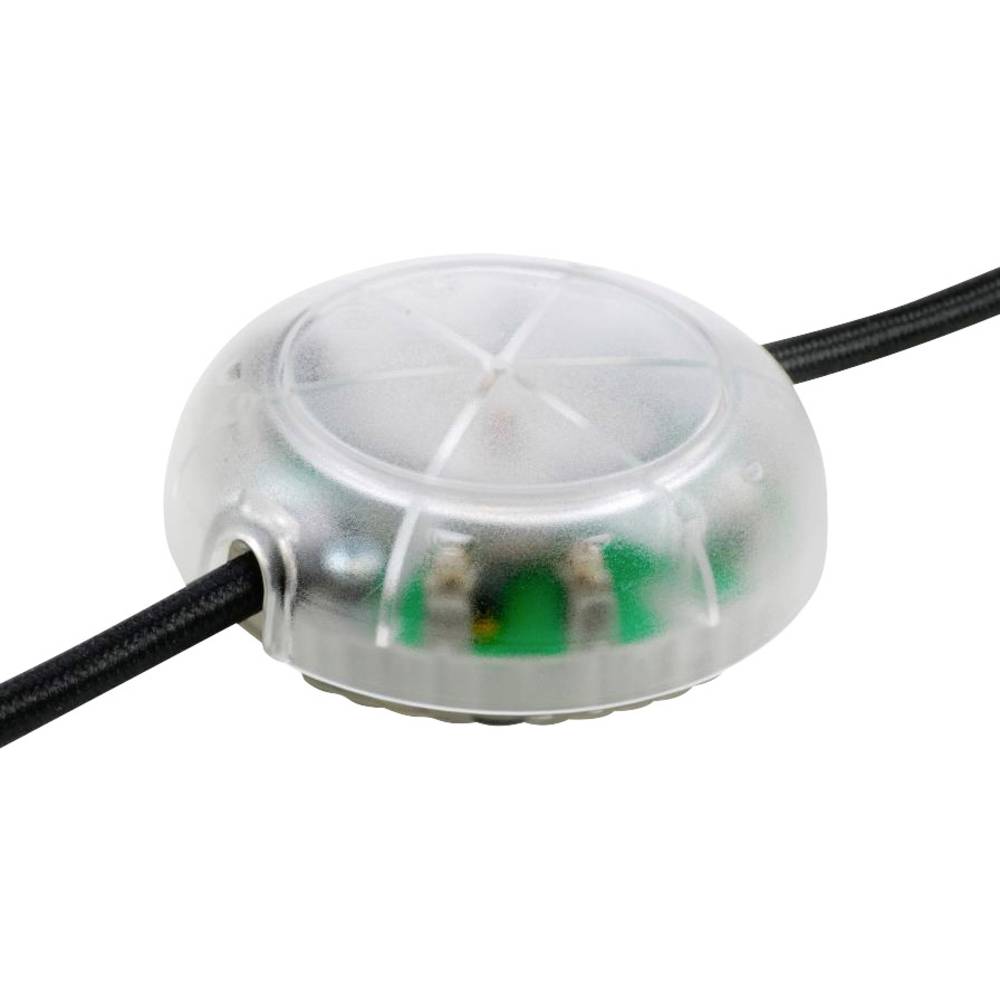 interBär 8124-000.01 LED-snoerdimmer Met schakelaar Transparant 1x uit/aan Schakelvermogen (min.) 5 W Schakelvermogen (