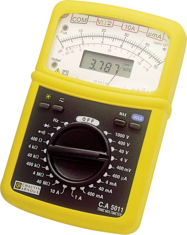 Chauvin Arnoux C.A 5011 Multimeter  Digitaal, Analoog  CAT III 1000 V, CAT IV 600 V Weergave (counts): 4000