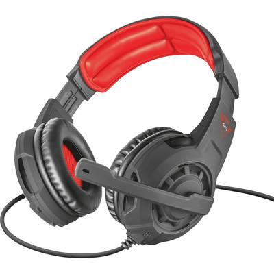 Trust GXT 310 Radius Over Ear headset  Gamen Kabel Stereo Zwart, Rood  