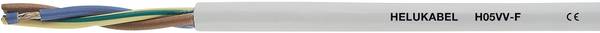 HELU 29461WS Geïsoleerde kabel H05VV-F 3 x 1 mm² Wit per meter