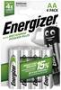 Energizer Power Plus HR06 Oplaadbare AA batterij (penlite) NiMH 2000 mAh 1.2 V 4 stuk(s)