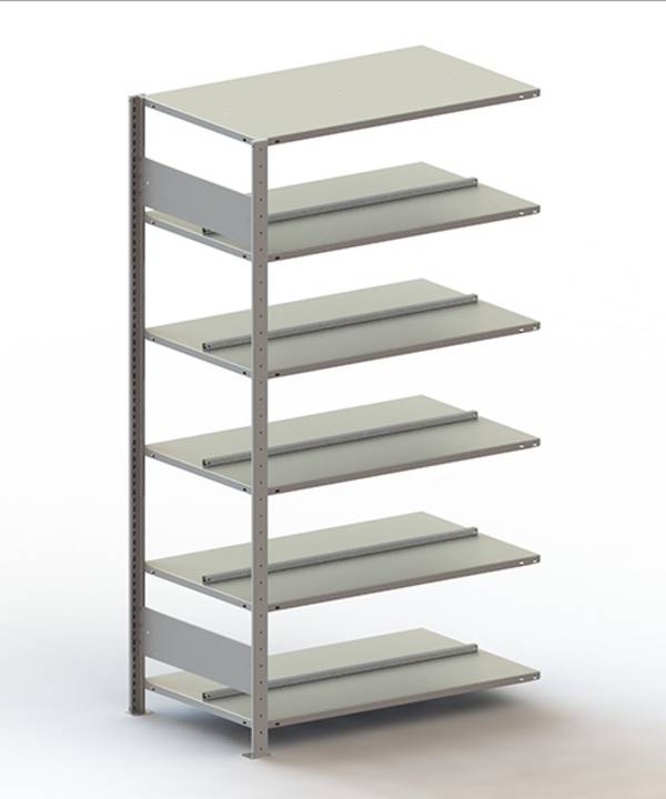 META Regalbau 178482 Archiefkast uitbreidingsmodule (b x h x d) 1006 x 1850 x 636 mm Staal Verzinkt Verzinkt Metaal