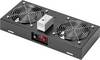 Digitus DN-19 FAN-2-WM-T-SW 19 inch 2 x Ventilator voor patchkast Met schakelaar Zwart