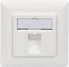 Digitus DN-93811 Keystone houder Enkelvoudig Wit