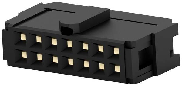 TE Connectivity 1658621-2 Female header Rastermaat: 2.54 mm Totaal aantal polen: 14 Aantal rijen: 2 1 stuk(s)