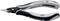 Een zwarte en grijze Knipex precisietang met de opdruk 'ESD' en '34 52 130', geschikt voor nauwkeurige elektronische werkzaamheden.