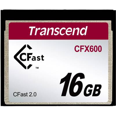 Transcend CFX600 CFast-kaart 2.0 MLC industrie 16 GB 