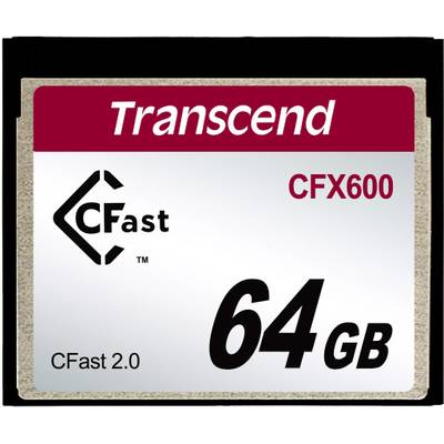 Transcend CFX600 CFast-kaart 2.0 MLC industrie  64 GB 