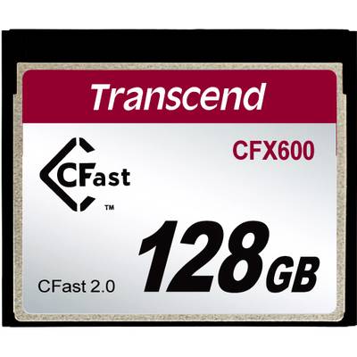 Transcend CFX600 CFast-kaart 2.0 MLC industrie  128 GB 
